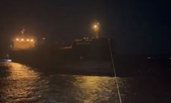 Çanakkale Boğazı'nda 182 metrelik tanker gemisinde makine arızası