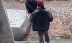 Kağıthane'de kapıları yoklarken ev sahibine yakalandılar
