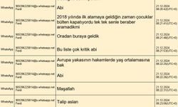 MHK soruşturmasında şüphelilerin mesaj kayıtları bulundu