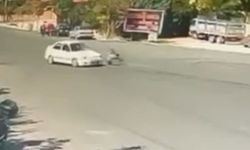 Otomobilin çarptığı engelli yaralandı