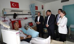 Sağlık-Sen gazileri ziyaret etti!