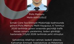 Şırnak'taki polis memuru şehit oldu!
