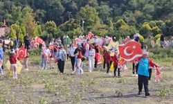 Zonguldak'ta uçurtmalar 'Filistinli çocuklar' için uçtu