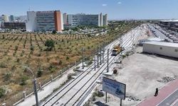 Konya’da Adliye-Şehir Hastanesi tramvay hattında test sürüşü başladı
