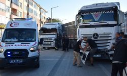 Konya’da iki tır ile otomobil çarpıştı: 1 yaralı