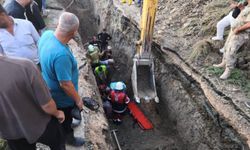 Arsız'da göçük altında kalan işçiyi itfaiye kurtardı