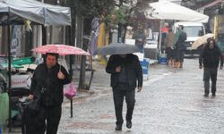 Edirne'de sağanak etkili oldu