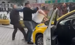 Fatih’te Yolcu Alma Kavgası! Taksiciler Birbirine Girdi