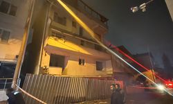 Kocaeli'de boşaltılan binada balkon çöktü!