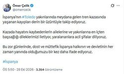 Ömer Çelik’ten İspanya’daki Tren Kazası İçin Taziye Mesajı
