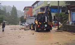 Zonguldak'ta sağanak; dereler taştı!