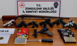 Zonguldak'ta yasa dışı silah ticareti operasyonu!