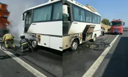 Antakya’da Otobüs Yangını Paniğe Neden Oldu
