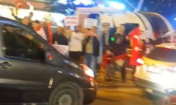 Keçiören Dutluk'ta Burger King Önünde Filistin Protestosu: Yere Kanlı Gömlekler Bırakıldı