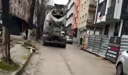 Beton döken inşaat firmasına ceza