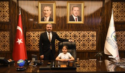 Pursakların minik başkanı görevde