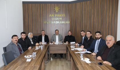 Çubuk Belediyesi'nden ilçe teşkilatına ziyaret