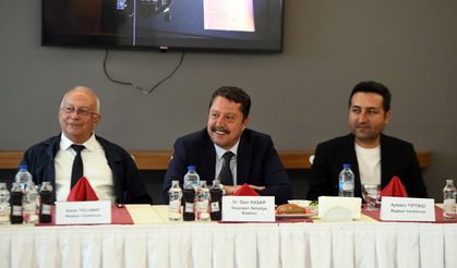 Başkan Kasap iş insanlarıyla bir araya geldi