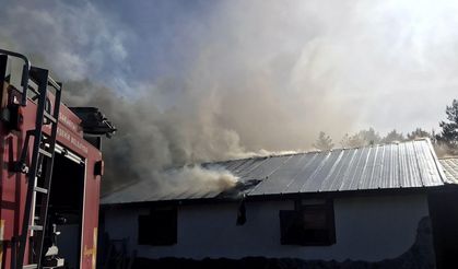 Çıkan yangında 4 kişi dumandan etkilendi