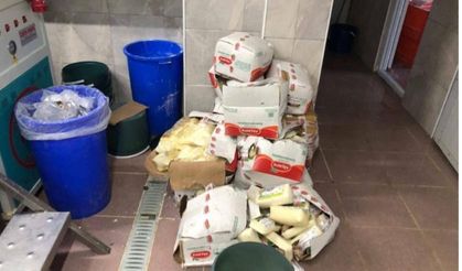 Pamukova 'da 5 ton 'sahte' kaşar peyniri ele geçirildi