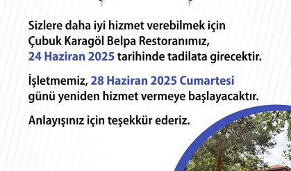 Çubuklu vatandaşlara duyuru, kapalı olacak!