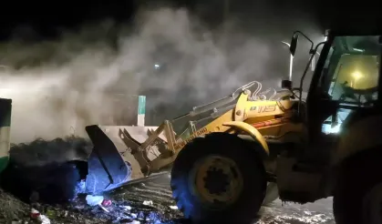 Elektrik tellerinden yangın çıktı