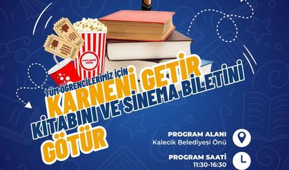 Kalecik'de "Karneni Getir Kitap ve Sinemanı Götür" ödülü