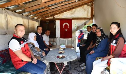 Kaymakam Canbolat şehit kabirlerine ziyarette bulundu!