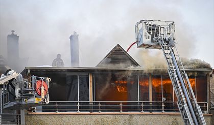 Yenimahalle'de korkutan yangın!