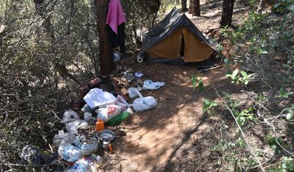 Firari hükümlü yakalanmamak için dağda yaşamış