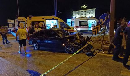 Karabük'te 2 Otomobili Kaza