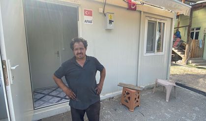 Karabük’te Yangın Mağdurlarına Konteyner Desteği