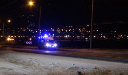 Kaza Yapan Motosikletin Sürücüsünün Bacağı Koptu