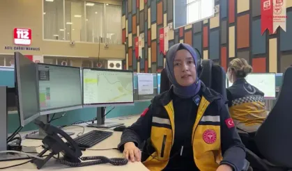 Nefes borusuna erik kaçan hastayı çağrı merkezi kurtardı