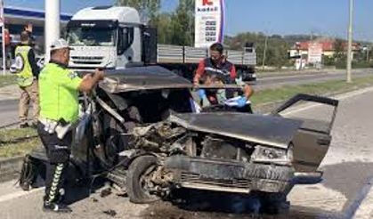 Otomobilin çarptığı Hiranur, yaşam mücadelesi veriyor