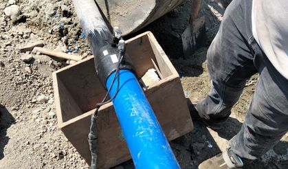 Çayırhan’da Su Hattı Zarar Gördü, ASKİ Müdahale Etti!