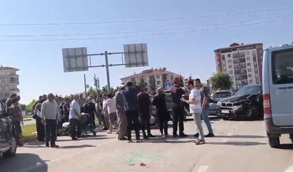 Çorumda zincirleme kaza