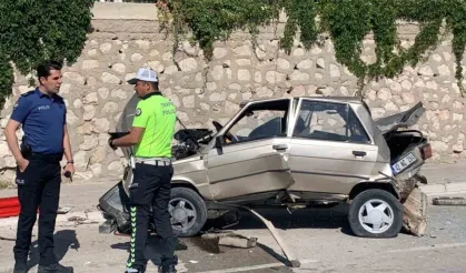 Araç seyir halindeyken sürücü uyuyakaldı