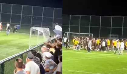 Köy turnuvasında kavga çıktı