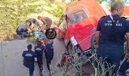 Niğde'de korkutan kaza