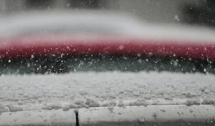 Burdur'da dolu yağdı!