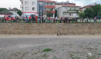 Kediyi kurtarmak isterken  dengesini kaybedip düştü