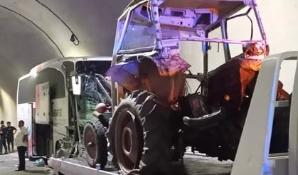 Amasya'da Tünelde Kaza!