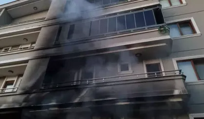 Yangından kaçarken balkondan atladı