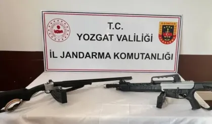 Yozgat'ta ruhsatsız silah operasyonu