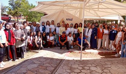 Ahi Evran Gençlik Kampı'nda afet eğitimi