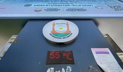 Termometreler Şanlıurfa'da 55 dereceyi gösterdi