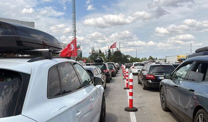 1 milyon 373 bin gurbetçi, Kapıkule'den çıkış yaptı