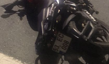 Bariyerlere çarparak zor durdu