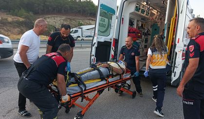 Burdur'da korkutan kaza